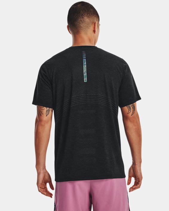 Men's UA Breeze Run Anywhere T-Shirt, Black, pdpMainDesktop image number 1